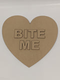 Anti-Valentine Heart 3D sign
