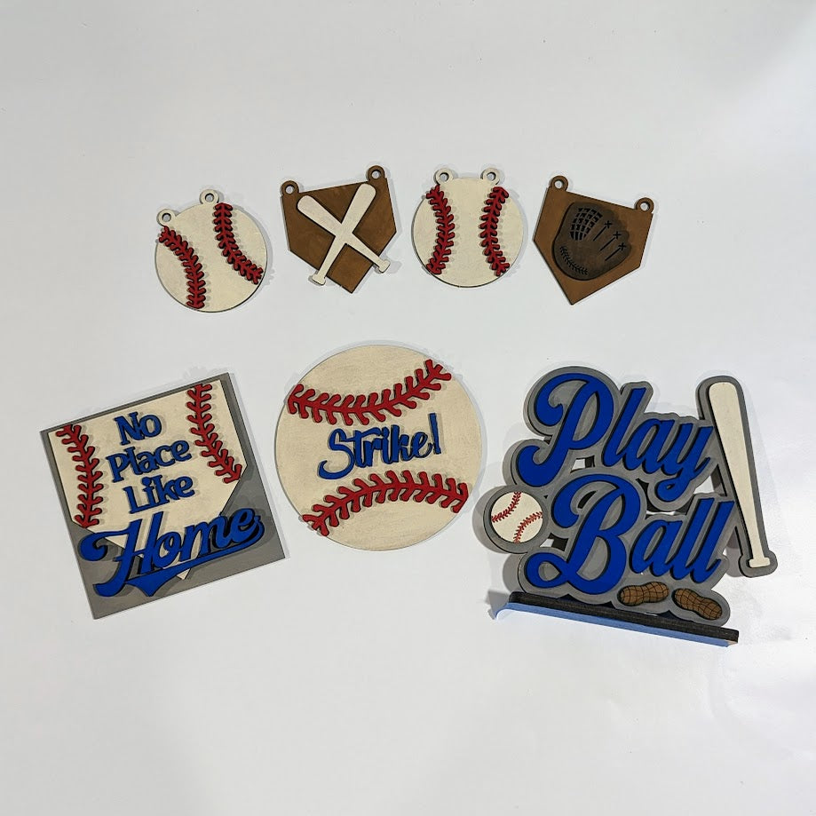 Play Ball tiered tray set - DIY read description