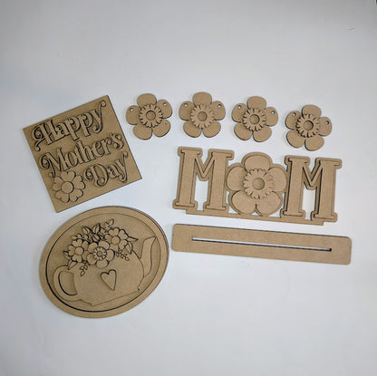 Mom tiered tray set - DIY read description