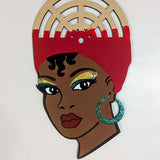Black History Diva wreath kit
