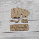 Proud Military Family Interchangeable Add-On Set