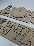 Happy New Year Interchangeable Add-On Set