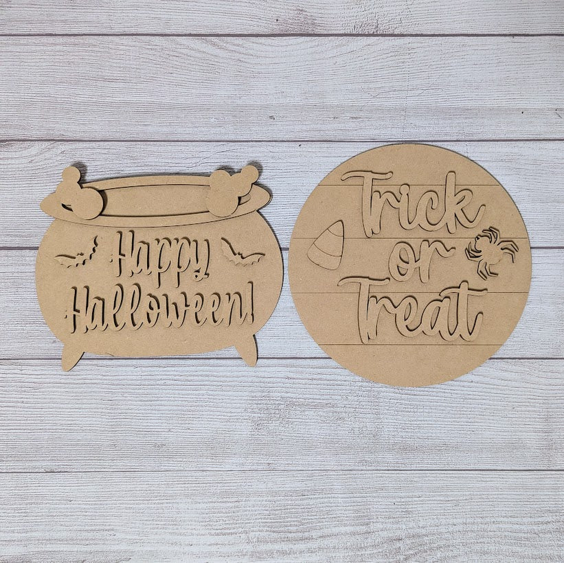 Halloween 3D sign bundle