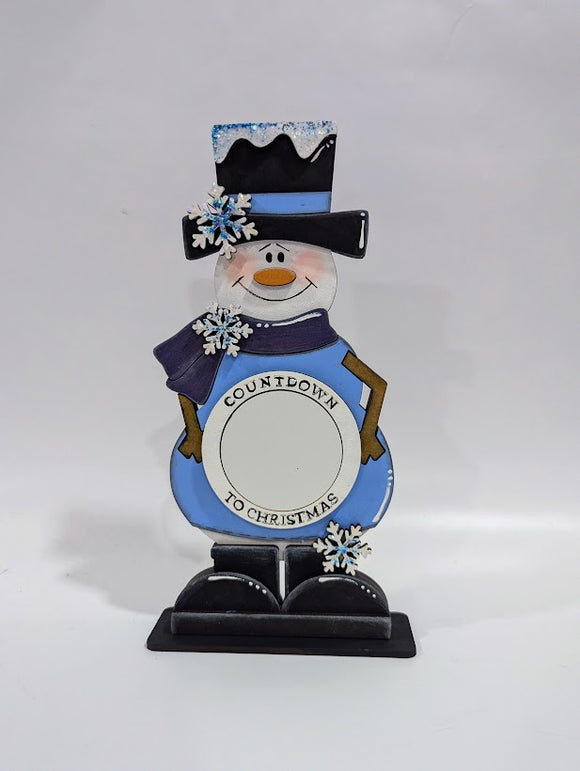 Snowman 3D Countdown, DIY craft kit
