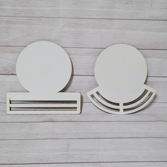 Wreath Rail white blanks - 12