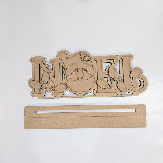 Noel Santa 3D Word Art