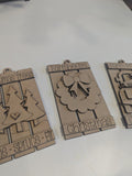 Farmhouse Christmas pallet 3D ornament bundle