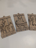 Nativity pallet 3D ornament bundle