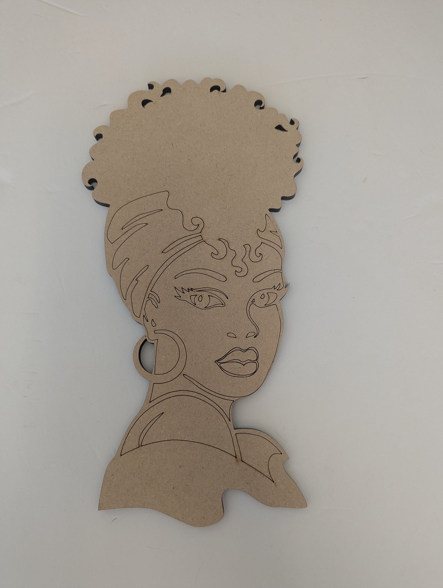 Scarf Diva Cutout - ready to ship