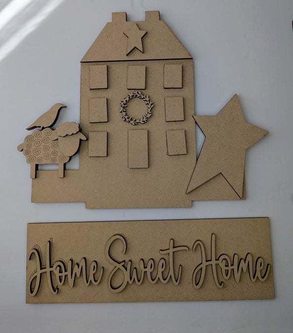 Home Sweet Home - Window Box Add-On Set