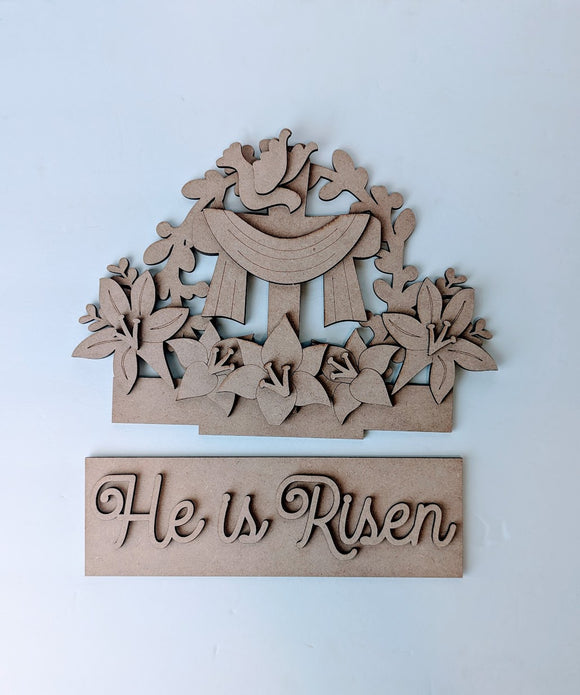 He is Risen - Window Box Add-On Set