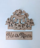 He is Risen - Window Box Add-On Set