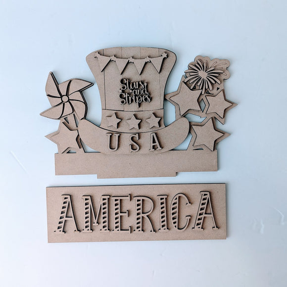 America - Window Box Add-On Set