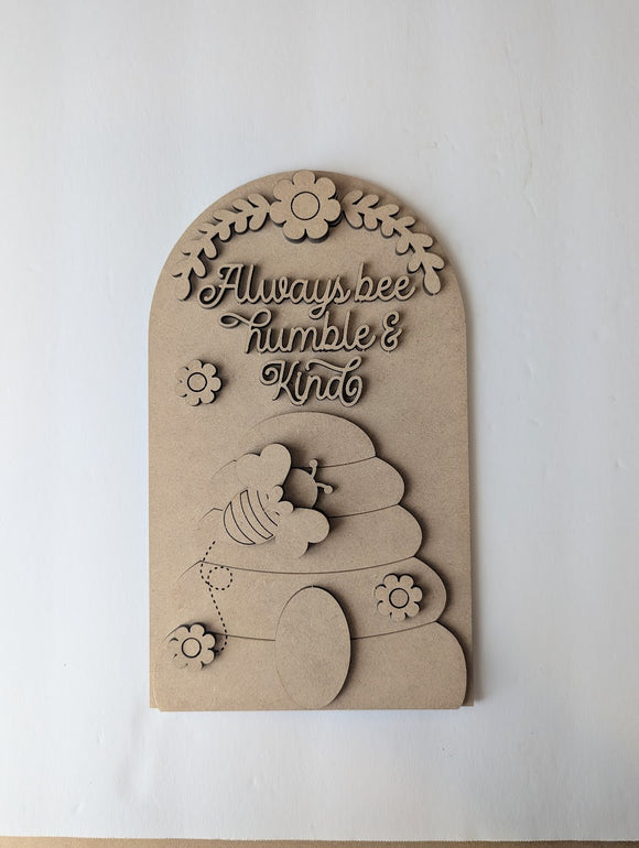 Bee kind Interchangeable Add-On Set - boho frame
