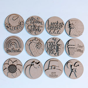 12 month Interchangeable 3 in rounds - vol 4