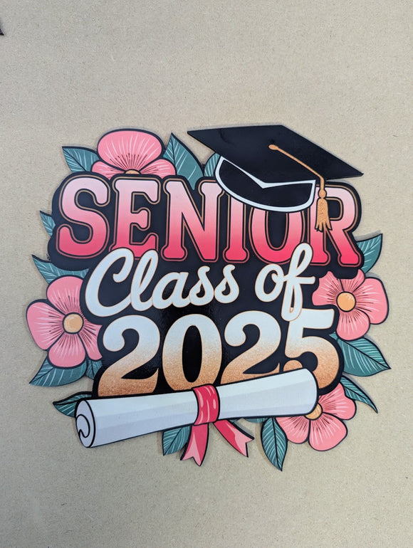 2025 Senior Graduation wreath sign