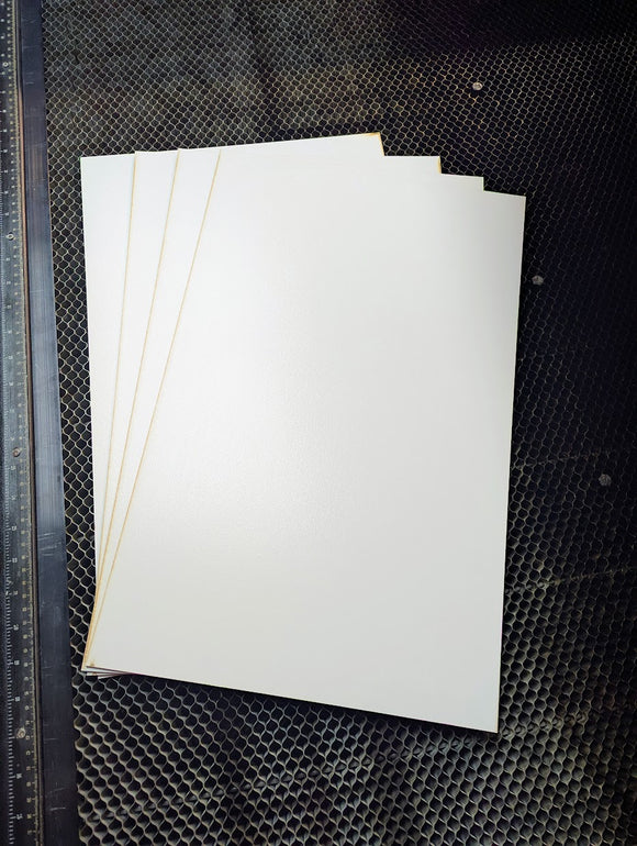 White MDF 1/8