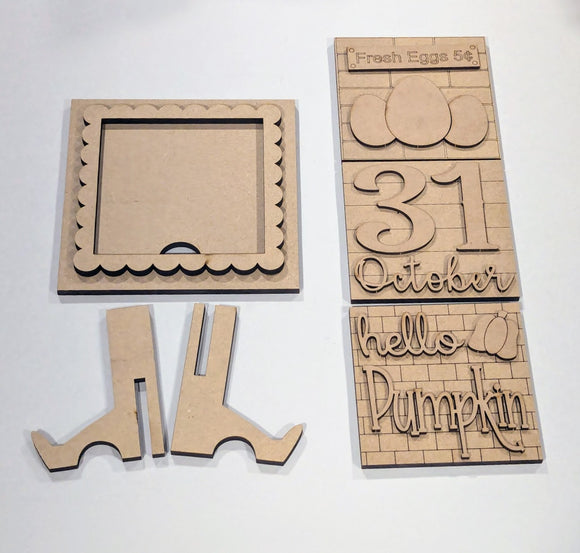 Scallop Frame & Sign bundle destash