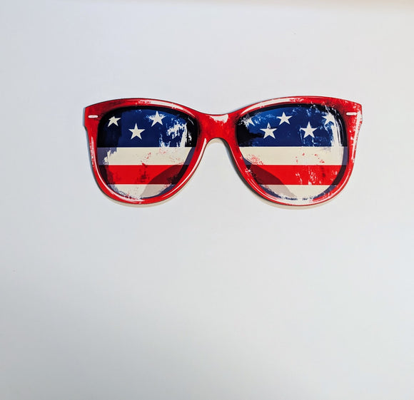 Patriotic Sunglasses wreath sign
