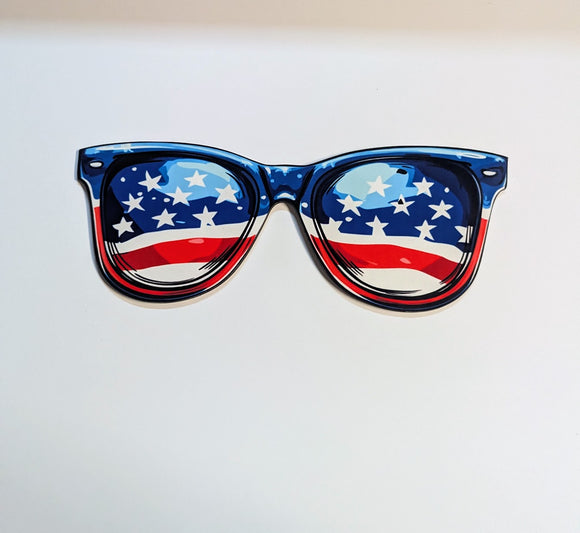 Patriotic Sunglasses wreath sign
