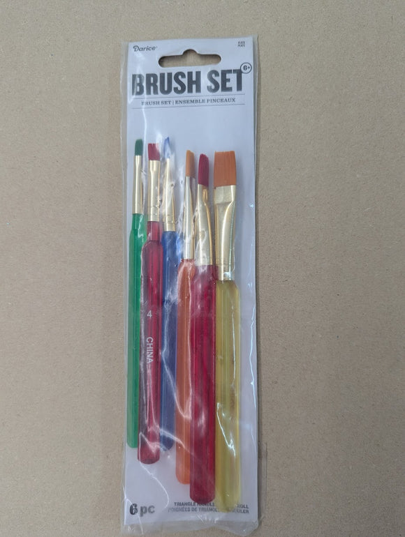 DESTASH - chunky paint brush set - flat