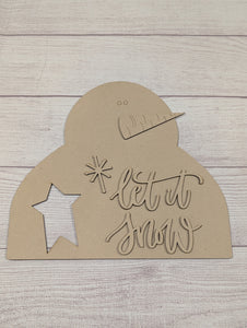 Snowman Shelf Sitter