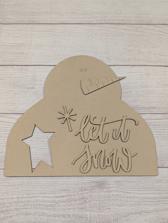 Snowman Shelf Sitter