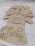Lucky hat doorhanger