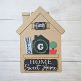 Interchangeable House 3D Sign, DIY