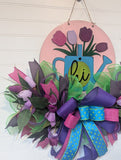 Hi Tulip wreath - Made on Facebook Live