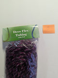 Tubing 8mm x 30 yards, purple black silver
