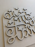 Oh My Stars wreath rail