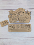 Back to School - truck add-on set