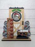 Christmas Barn Door Porch Interchangeable, DIY blanks