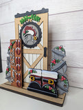 Christmas Barn Door Porch Interchangeable, DIY blanks