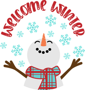Welcome Winter Wreath rail