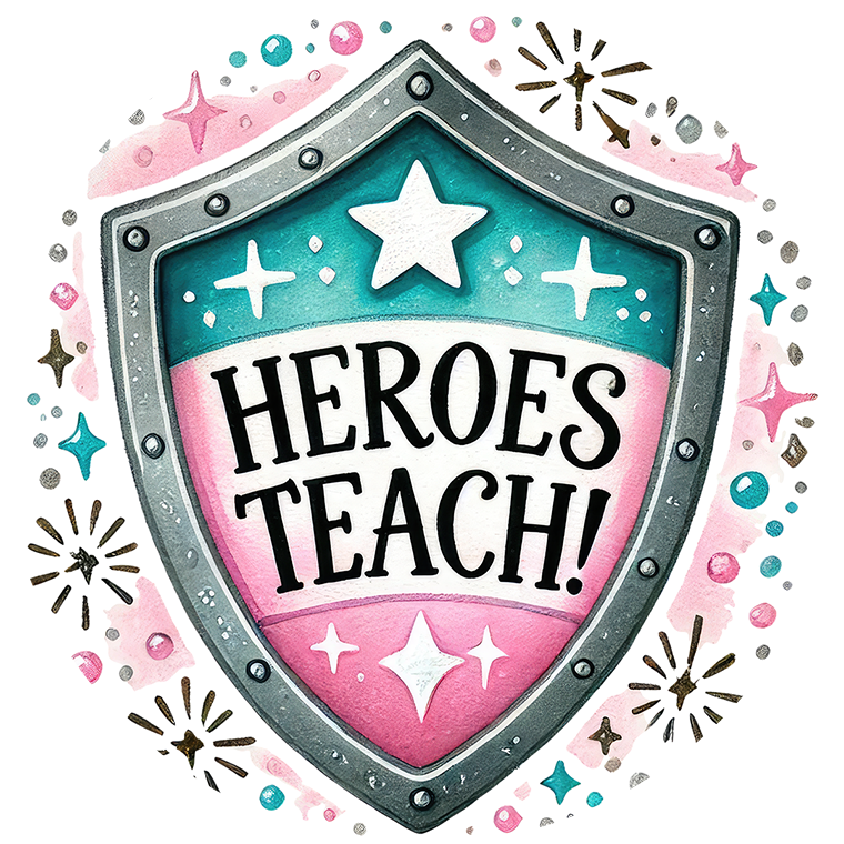 Heros Teach wreath sign