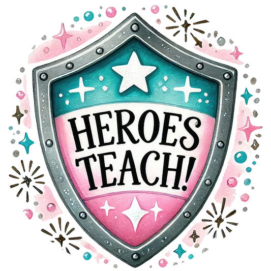 Heros Teach wreath sign