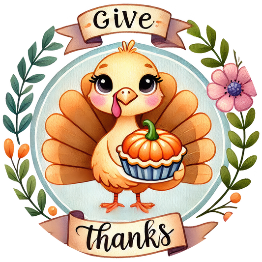 Give Thanks wreath sign