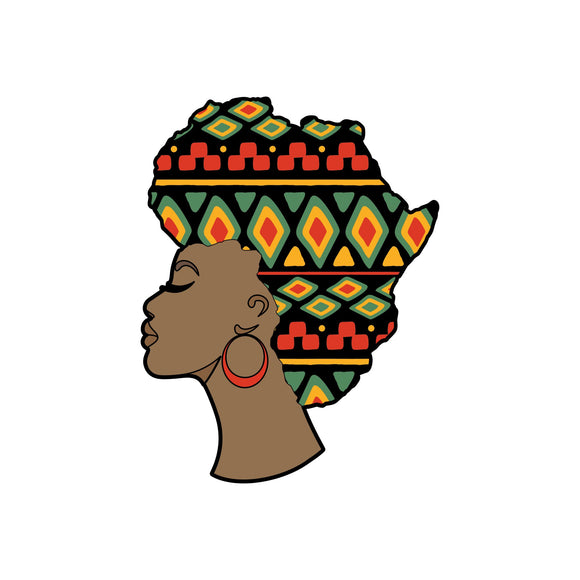 Afro African diva sign