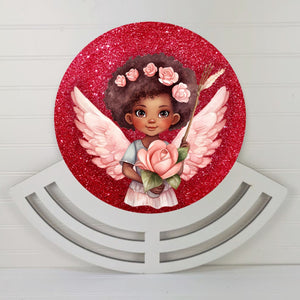 Baby girl Cupid Wreath rail