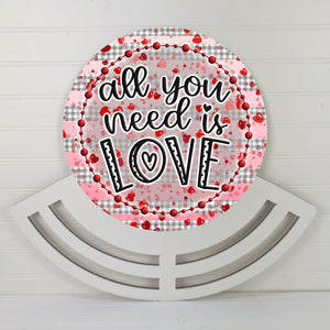 All You Need is Love Wreath rail