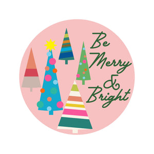 Be Merry & Bright wreath sign