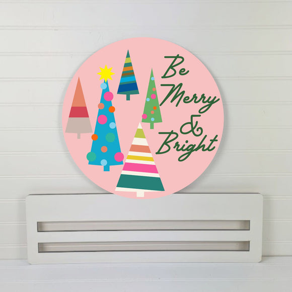 Be Merry & Bright Wreath rail