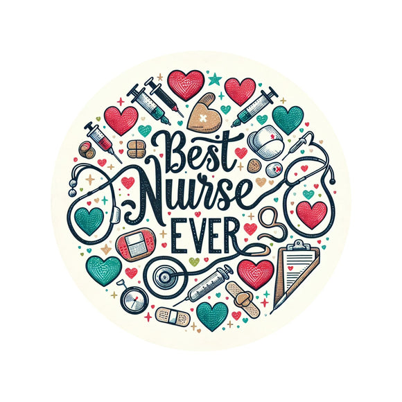 Best Nurse Ever wreath sign