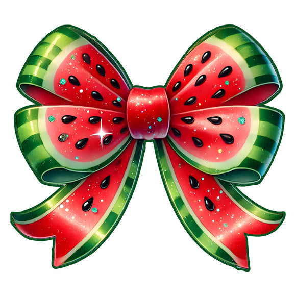 Watermelon Bow wreath sign
