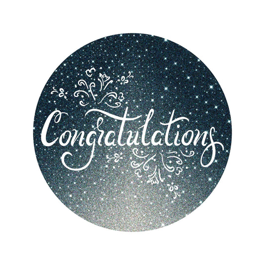 Congratulations wreath sign