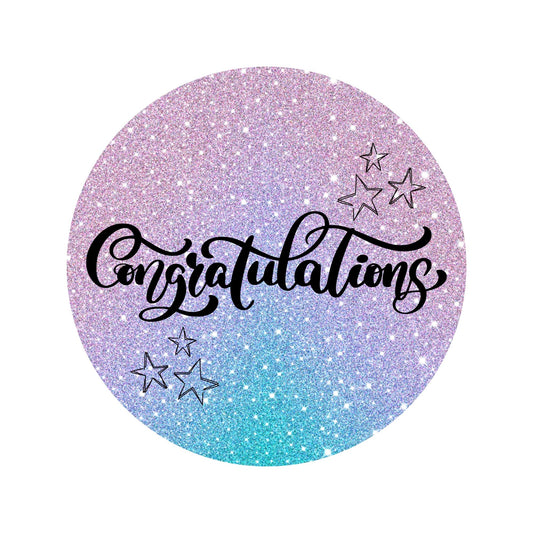 Congratulations wreath sign