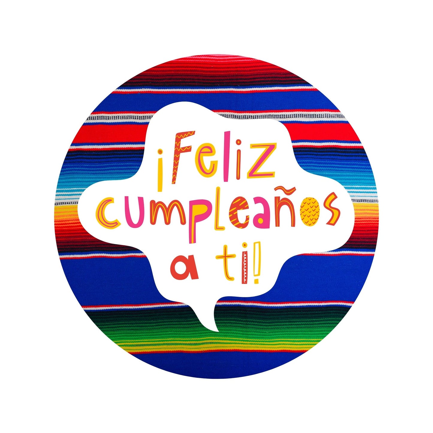 Feliz cumpleanos a ti! wreath sign