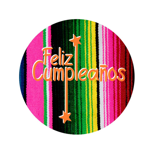 Feliz cumpleanos wreath sign